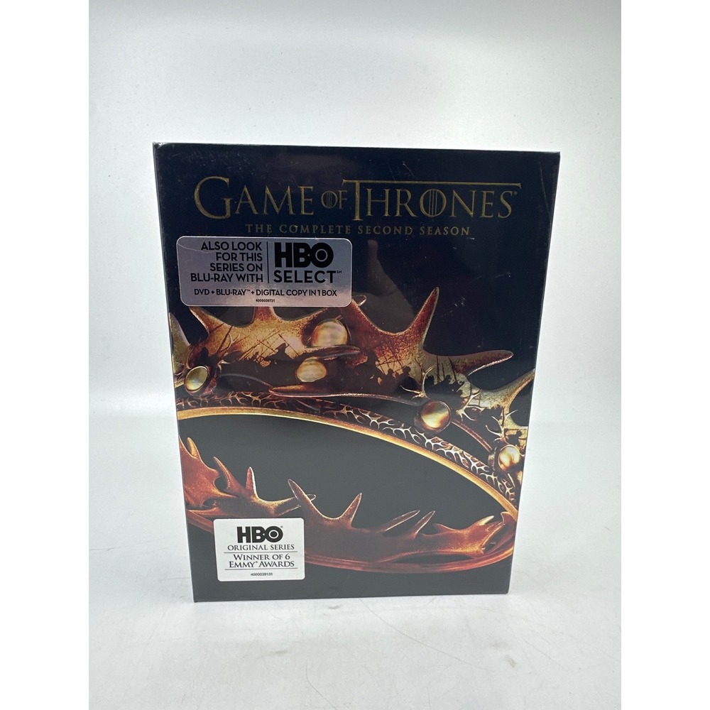 Game of Thrones The Complete Second Season DVD  Digital Copy HBO‎ NEW